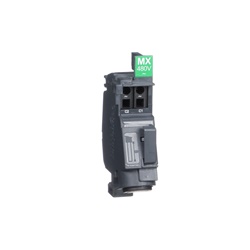 Bobina minima tensione MX 380/415 Vca 50/60 Hz per interruttori Compact NSXm PowerPact B arresto emergenza remoto