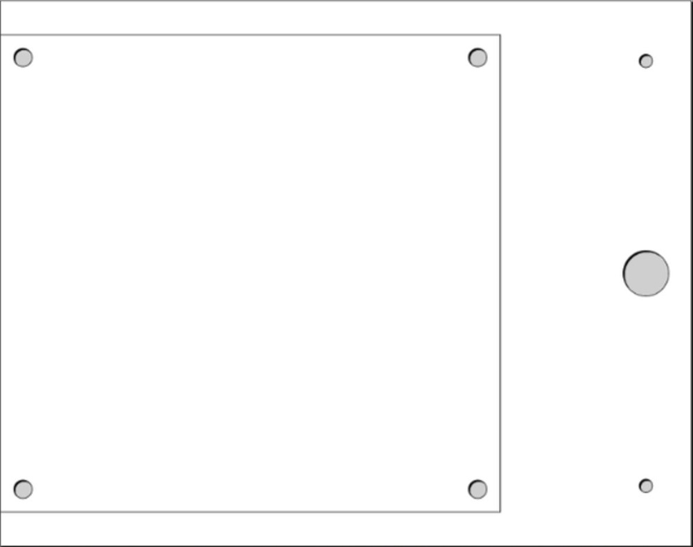 Targa rivettata 4mm MG-VRT-RH bianco per targhe quadro personalizzate