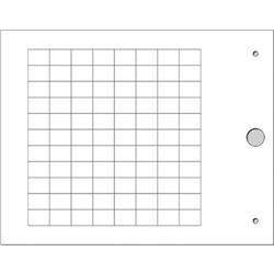 Targhetta MG-TAPW bianca 9x12 mm identificazione cavi industriale
