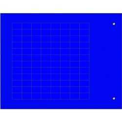 Targhetta adesiva blu 8x12 mm per componenti industriali automazione