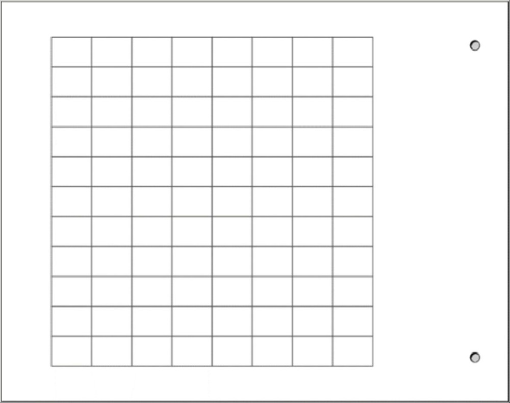 Targhetta adesiva bianca 9x12 mm per componenti industriali