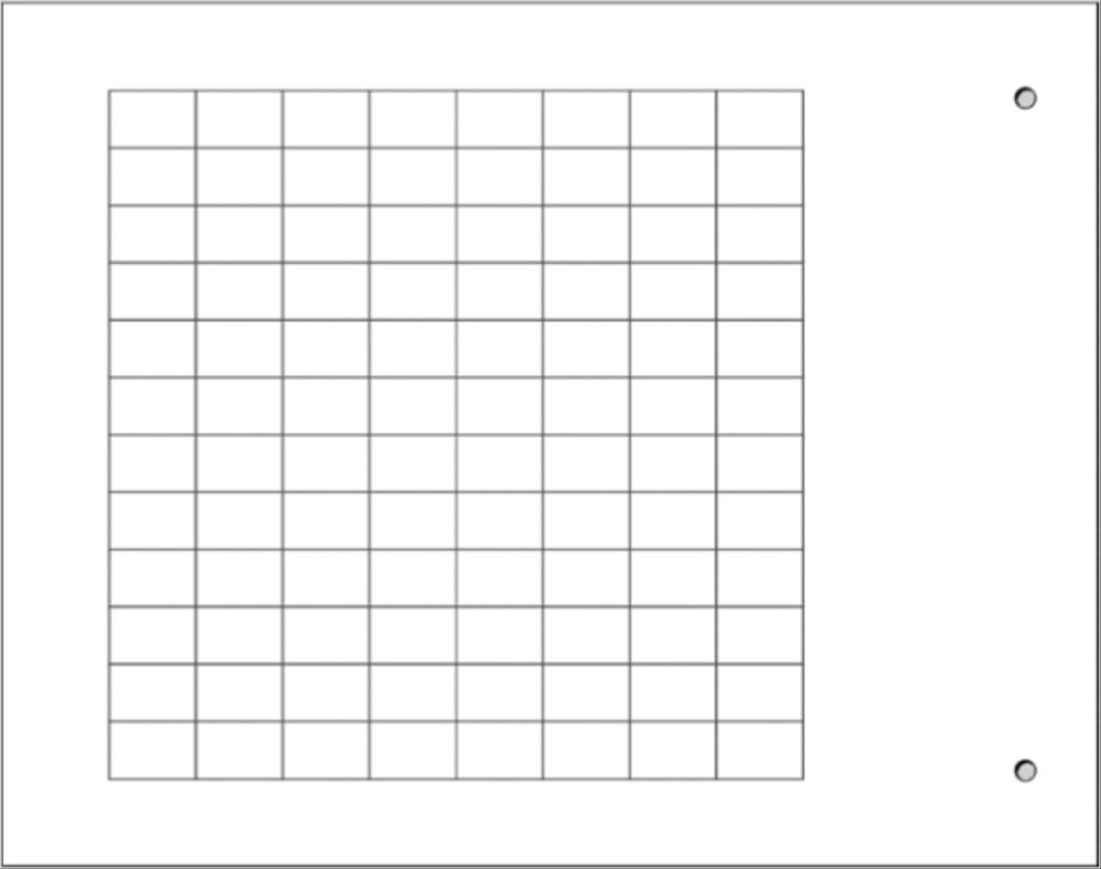 Targhetta adesiva bianca 8x12 mm per componenti automazione industriale