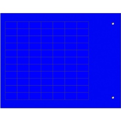Targhetta adesiva blu 9x15 mm per componenti industriali