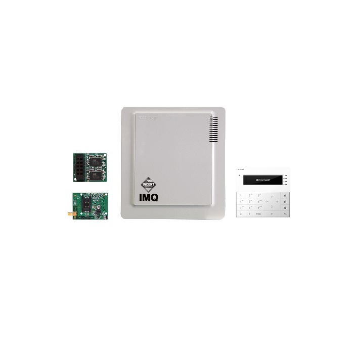 KIT ALLARME ANTINTRUSIONE VEDO34 CON COMUNICATORE GSM E TASTIERA PER SICUREZZA RESIDENZIALE