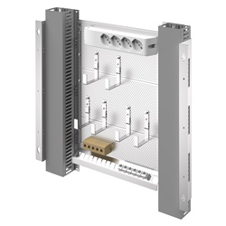 Colonna impianto incasso DOMO CENTER 320 moduli domotica distribuzione dati residenziale terziario
