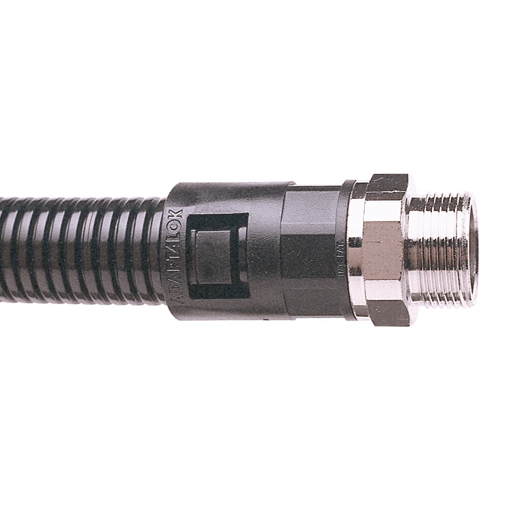 Raccordo diritto girevole M25 28mm poliammide 66 rinforzato ottone per installazioni elettriche