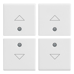 QUATTRO MEZZI TASTI 1M FRECCIA BIAN