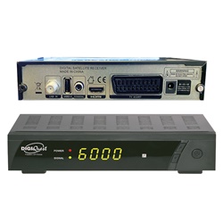 Ricevitore satellitare FTA HD compatto con uscita HDMI e USB per impianti antenna domestici e professionali