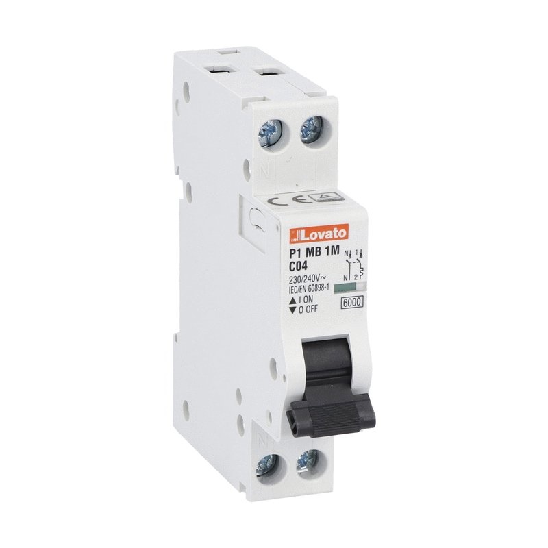 INTERR.MAGNETOTERMICO 1P+N C25 1MOD. 6KA