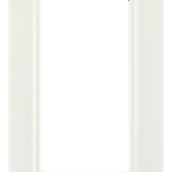 Placca 1 modulo tecnopolimero avorio per pannelli elettrici