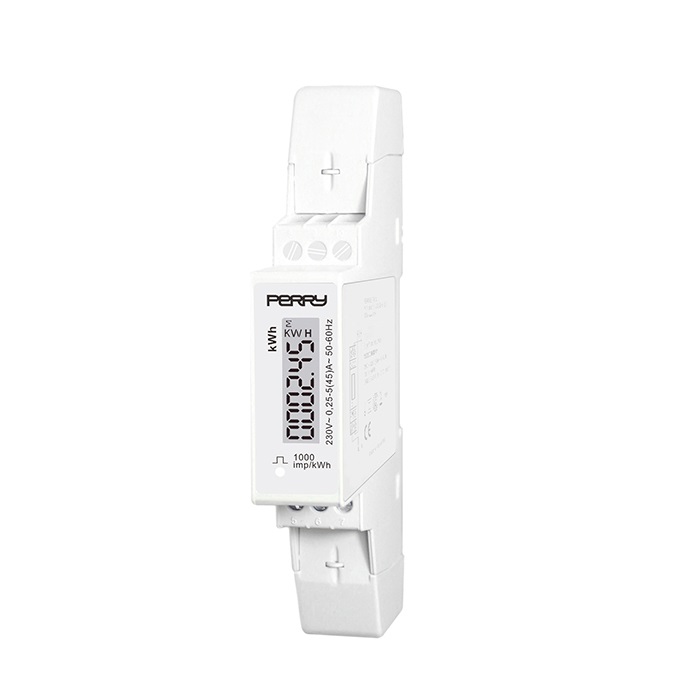 CONTATORE ENERGIA MONOFASE 1 DIN