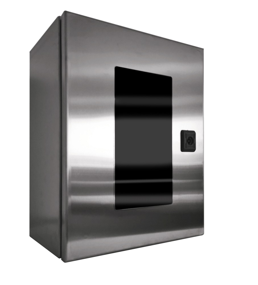 CASSA 400X300X200 AISI 304 P. VETRO