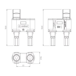 KX04MFFN CONN. Y M/F-F L4 1500V