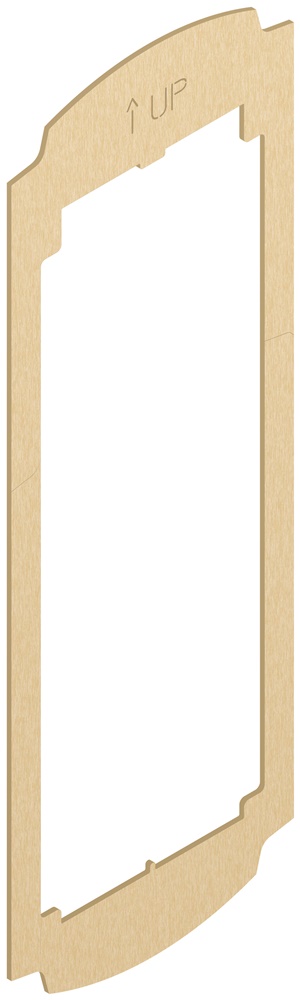 ADATTATORE PER PLACCA FLAT 2M OTTON