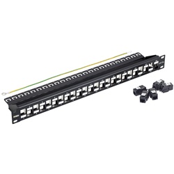 PANNELLO 24 RJ45 CAT6A UTP 1U