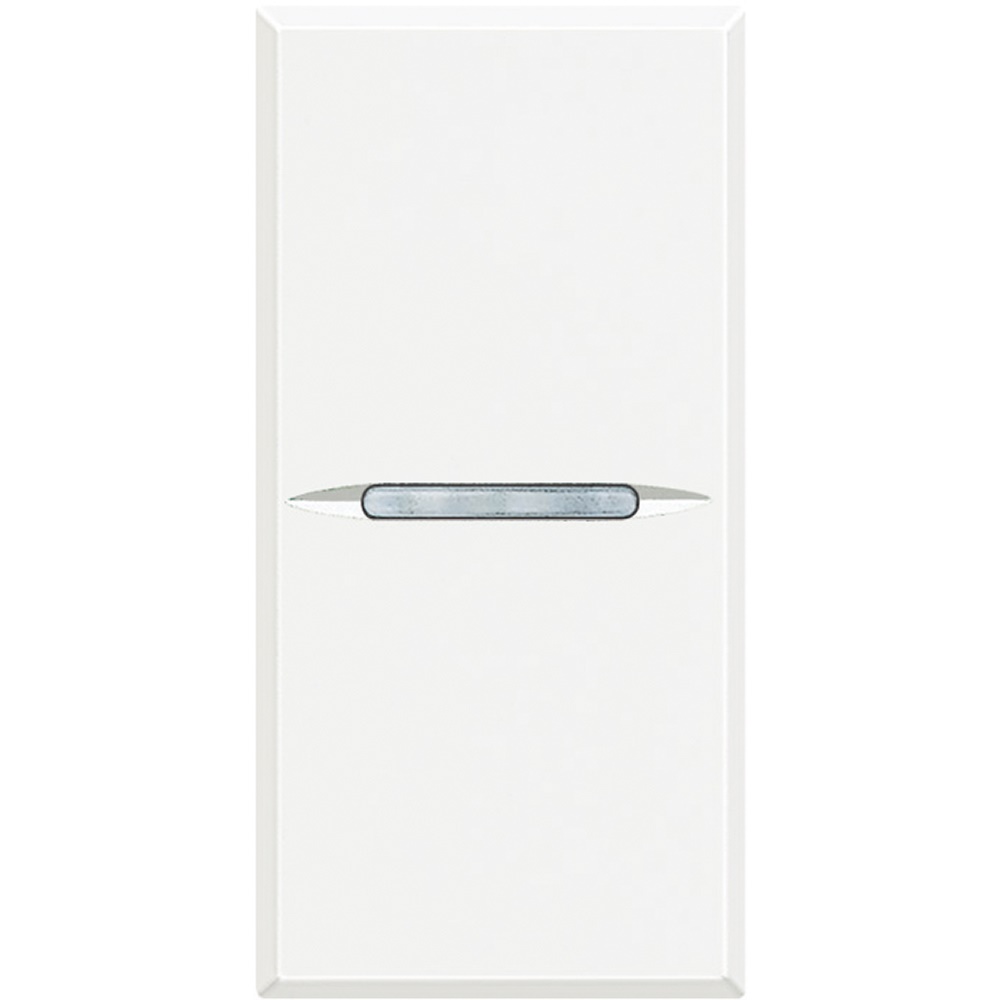Pulsante apertura 1P NC/NO 10A 250Vac assiale comando elettrico
