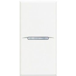 Pulsante apertura 1P NC/NO 10A 250Vac assiale comando elettrico