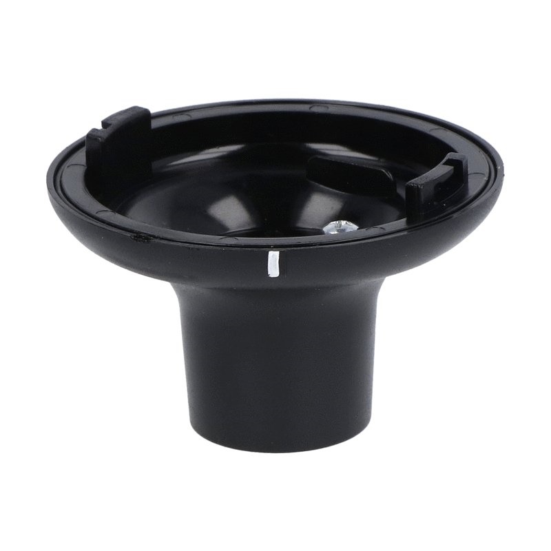 Base fissaggio plastica nero Ø62mm per moduli luminosi con estensione segnalatore luminoso