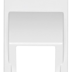 Adattatore RJ45 inclinato bianco