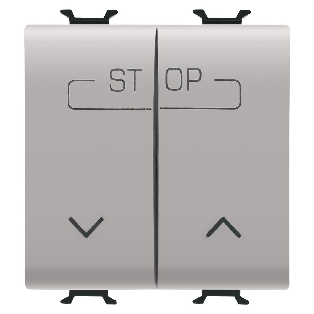 Doppio pulsante 2M 1P NA 16A colore beige controllo elettrico uso domestico e professionale