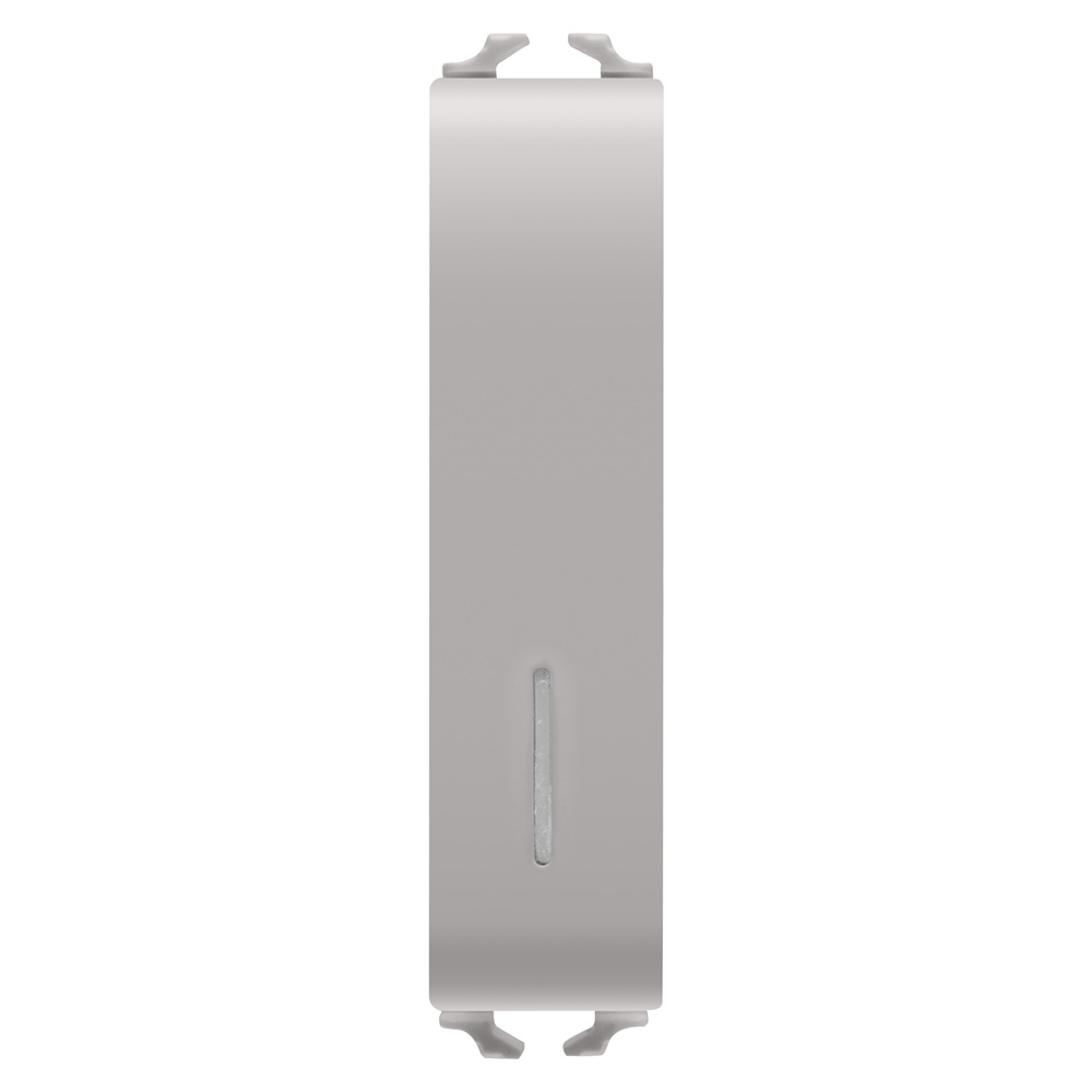 Pulsante 1/2M 1 Polo NA 10A Illuminato Locale Beige per Installazioni Elettriche