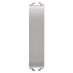 Pulsante 1/2M 1 Polo NA 10A Illuminato Locale Beige per Installazioni Elettriche