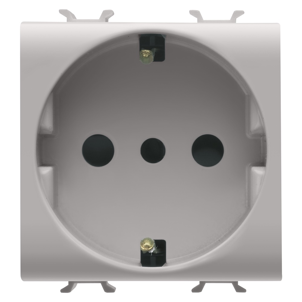 Presa 2M 2P+T 16A P30 standard italiano tedesco uso domestico professionale
