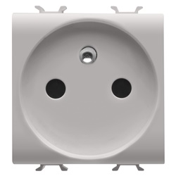 Presa 2M 2P+T 16A beige per impianti elettrici domestici e professionali