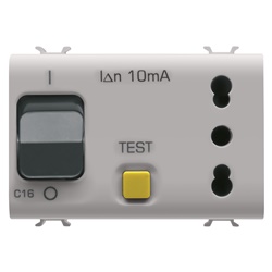 Interruttore magnetotermico differenziale 3M 1P+N 16A per uso residenziale e commerciale