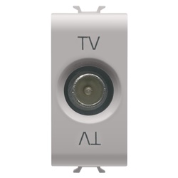 Presa TV 1M guadagno passivo 10dB mascherina 9,5mm per installazioni domestiche e professionali