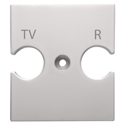 Supporto prese combinate TV/R beige resistente alta qualità per uso domestico e professionale
