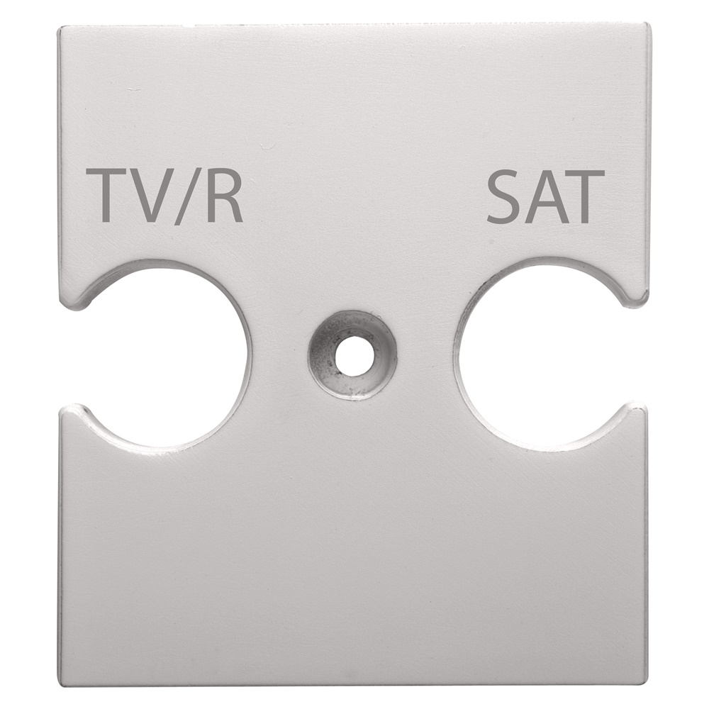 Supporto prese combinate TV-R-SAT beige alta qualità installazioni elettriche casa ufficio