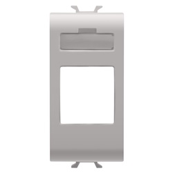 ADATTATORE PREDISPOSTO PER L’ALLOGGIAMENTO DI CONNETTORI DATI - TIPO SYSTIMAX COMMSCOPE - 1 MODULO - NATURAL BEIGE SATINATO - CHORUSMART