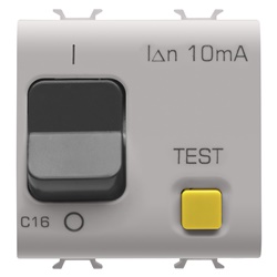 Interruttore differenziale magnetotermico 1P+N C16 10mA 230V AC uso civile e industriale
