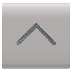 Tasto intercambiabile freccia verticale beige per applicazioni elettriche design resistente funzionale