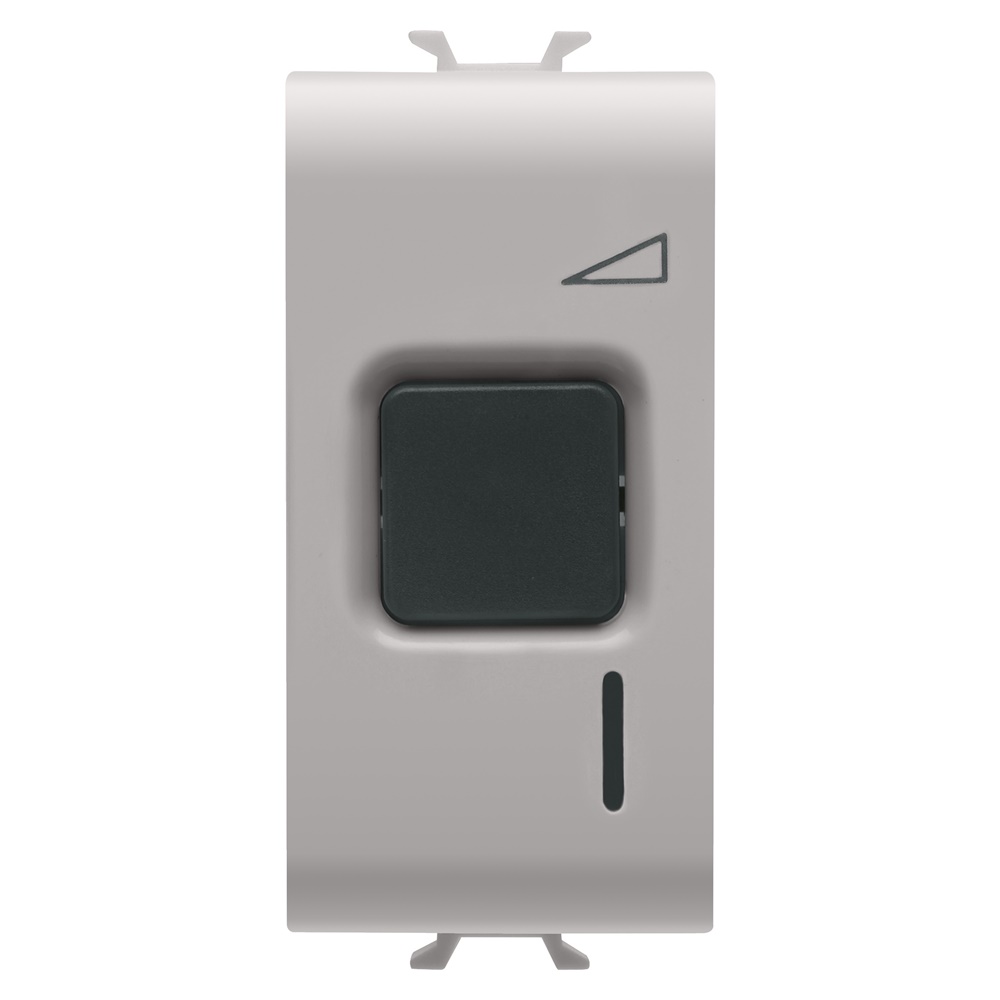 Regolatore elettrico pulsante 1 modulo 60-500W beige per controllo intensità luminosa uso domestico e professionale