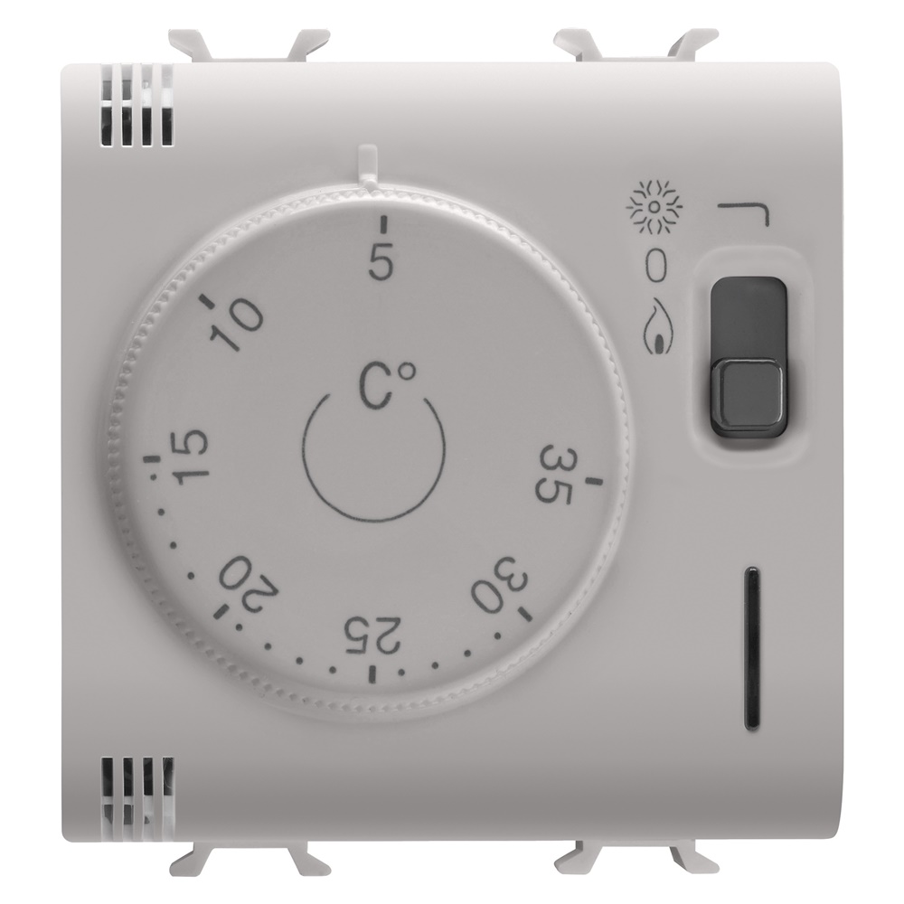 Termostato 2M 230VAC 50/60Hz Beige controllo temperatura ambienti domestici e commerciali