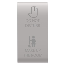 Tasto intercambiabile DND+MUR 1M beige design funzionale per installazioni elettriche