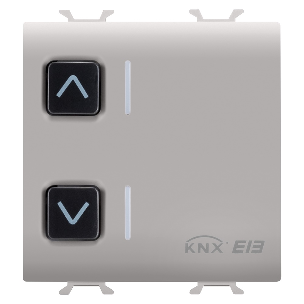 ATTUATORE PER TAPPARELLE - 1 CANALE - 6A - KNX - 2 MODULI - NATURAL BEIGE - CHORUSMART