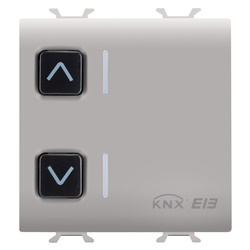 ATTUATORE PER TAPPARELLE - 1 CANALE - 6A - KNX - 2 MODULI - NATURAL BEIGE - CHORUSMART