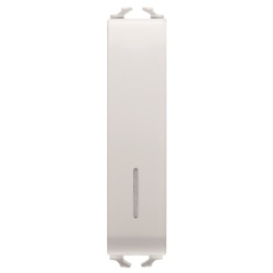 Interruttore 1/2 modulo 1 polo 10AX con illuminazione locale serie B satinata