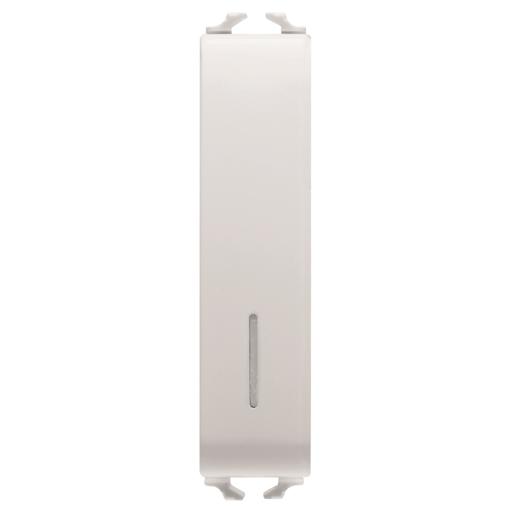 Pulsante 1/2 modulo 1 polo NA 10A con illuminazione locale per uso elettrico