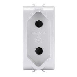 Presa 1M 2P 10A standard israeliano design compatto uso domestico e professionale