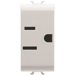 Presa 1M 2P+T 15A standard USA materiale alta qualità uso elettrico sicurezza affidabile