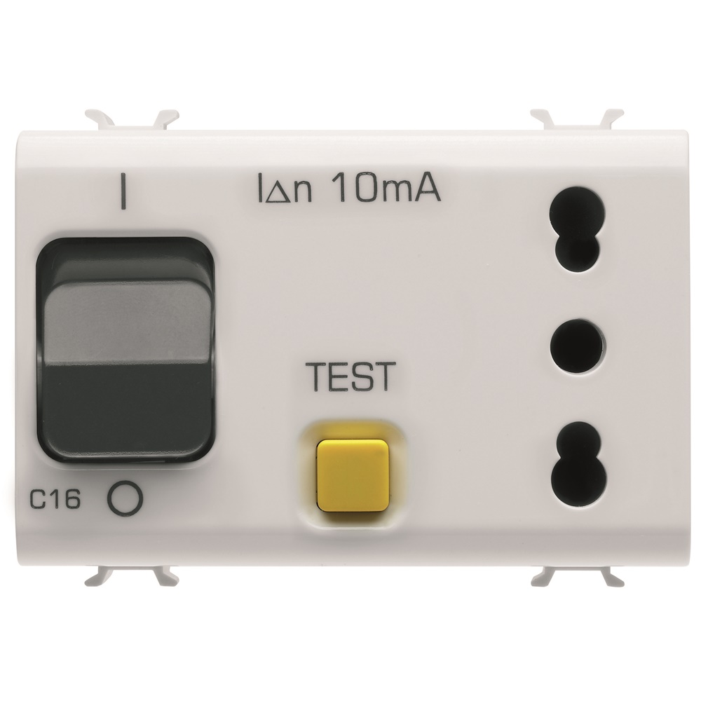 Interruttore differenziale 3M 1P+N 16A protezione elettrica installazioni