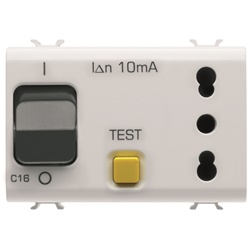 Interruttore differenziale 3M 1P+N 16A protezione elettrica installazioni