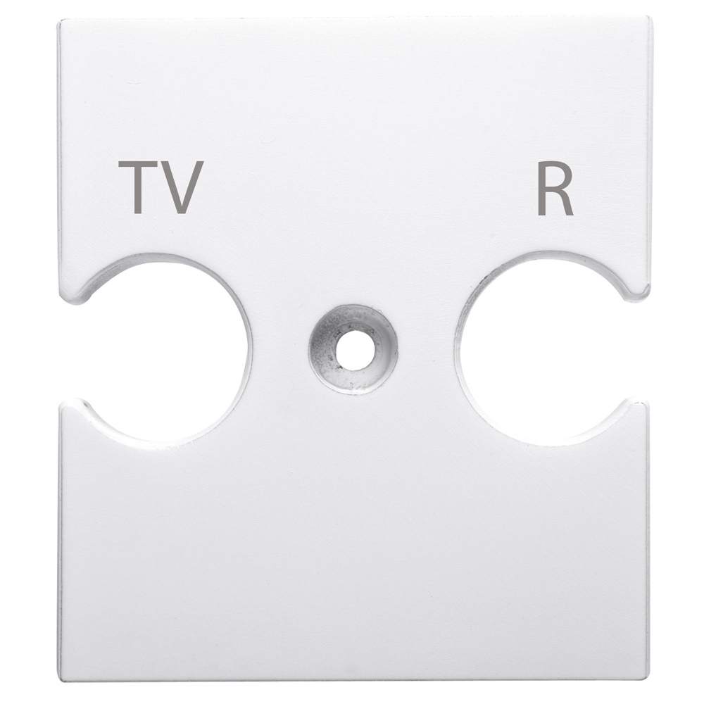 Supporto prese combinate TV R B.SAT robusto facile installazione uso domestico e professionale