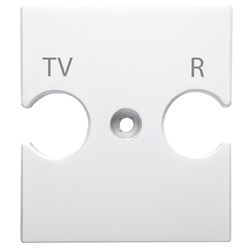 Supporto prese combinate TV R B.SAT robusto facile installazione uso domestico e professionale