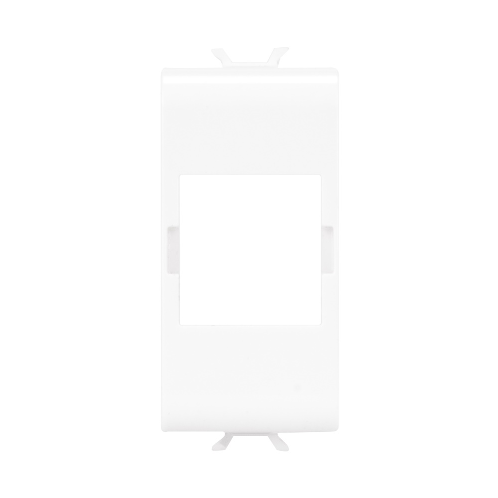 ADATTATORE PREDISPOSTO PER L’ALLOGGIAMENTO DI CONNETTORI DATI - TIPO SYSTIMAX COMMSCOPE - 1 MODULO - BIANCO SATINATO - CHORUSMART