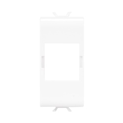 ADATTATORE PREDISPOSTO PER L’ALLOGGIAMENTO DI CONNETTORI DATI - TIPO SYSTIMAX COMMSCOPE - 1 MODULO - BIANCO SATINATO - CHORUSMART